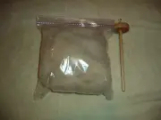 2 Drop Spindle & White Washed Wool Roving 1+ oz Kits,
