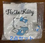 Hello Kitty x Forever21 Blue Angel Kitty Charm Tote Bag Stylish Limited Edition