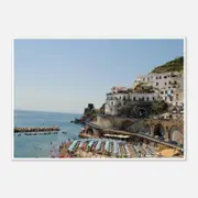 Galrie Stunning Amalfi Coast Umbrellas - Fine Art Photography for Home Decor, Poster Only, A1 60 x 84cm (23 x 33inch)