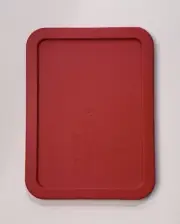 Pyrex Rectangle Replacement Lid 7210-PC 3-Cup Red NEW