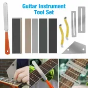 11x Guitar Luthier Tool Kit Dressing File Fret Crowning Rocker Fingerboard Grind