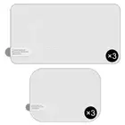 Dashboard Cameras Mounting Sticker Antislip Electrostatic Windshield Films 10pcs