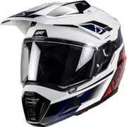 Leatt ADV 8.5 Royal, adventure helmet , color: White/Black/Blue/Red , size: XXL