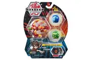 Bakugan Starter Pack 3-Pack, Pyrus Pyravian, Collectible Action Figures, for Ages 6 and up
