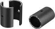 X AUTOHAUX 2 Pair Bike Handlebar Shim 25.4 to 31.8mm Conversion Shim Bicycle Handlebar Stem Shim Adapter Size Reducer Sleeve Spacers Clamp Fixed Gear for MTB Road Cycling Aluminum Alloy