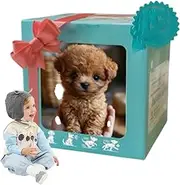 2025 New Robot Dog | My Realistic Robot Puppy | Robot Dogs That Act Like Real Dogs | Interactive Robot Puuppy | Soft Plush Sleeping Dog Toy | Lifelike Electronic Pet Doll for Kids Adults