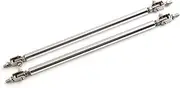 Daseeme 2PCS 100-200mm Adjustable Front Bumper Lip Splitter Strut Tie Bar Support Rod