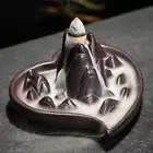 BACKFLOW INCENSE BURNER CONES HOLDER WATERFALL EFFECT MIXED SCENT HEART LOVE