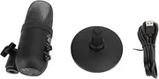 USB Gaming Microphone, HIFl USB Computer Microphone High Sensitivity with Mute Shock Mount Gain for Video Streaming