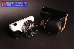 超殺狂歡價⏎適用於 微單SONY索尼NEX5T真皮相機包NEX5R皮套A5100 A5000保護套 露天拍賣