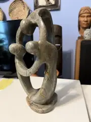 Soapstone Handcarved Unity Statue