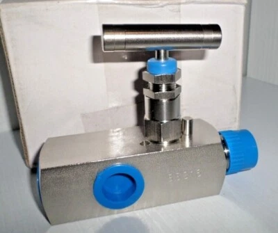 ⭐NEW⭐GV-SS-1/2-GS-3W-M-F MULTI-PORT NEEDLE VALVE 1/2" MNPT x FNPT 316SS 6000PSI