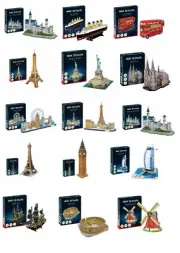 Revell 3D Puzzle Kits Famous Buildings Impressive Skylines or Legendary Vehicles