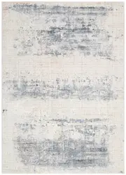 Toscana Distressed Splash Beige Blue Rug