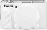 Elonbo SX740 SX730 Camera Case, Soft Silicone Case for Canon PowerShot SX740/SX730 HS Camera, Lightweight Skin Rubber Protective Cover for SX740 SX730 with Removable Lens Cover, White
