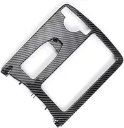 Car Central Armrest Trim Vehicle Center Cup Holder Frame Cover Automotive Automobile Repair Upgrade Replacement Fit for C Fit for Class (Color : Carbon Fiber)