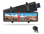 1 set V536 GC4663 voice-activated WIFI GPS driving recorder 11.26-inch touch