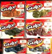 Berkley Gulp! Soft Plastic Baits - Choice of Style, Color & Qty ( One Package )