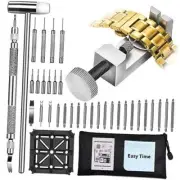 Watch Link Removal Kit: Professional Watch Repair Strap Remover Pin Silver