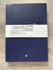 Montblanc Around The World In 80 Days #146 Medium Blue Lined Notebook