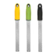 Hand Food Grater Stainless Steel Cheese Parmesan Lemon zester Flat Tool NEW