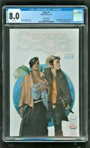 CGC 8.0 SAGA #1 IMAGE 3RD PRINT 1ST APPEARANCE OF MARKO ALANA HAZEL PRINCE ROBOT