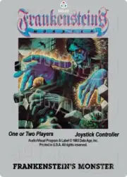 Atari 2600 Replacement Label - Frankenstein's Monster