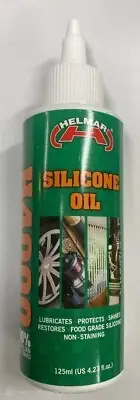 Helmar H4000 Silicone 100% Pure Oil 125ml For Sporting Equipment Machinery