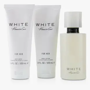 肯尼斯·寇爾 Kenneth Cole - White女香組合:香水100ml+乳液100ml+沐浴露100ml