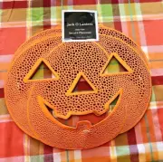 6 Pk Jack O Lantern Vinyl Placemats Pumpkin Halloween Set Kitchen Table Decor
