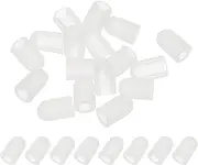 uxcell 3x6mm (IDxL) Rubber End Caps, 16 PCS Rubber Caps High Temp Tips Screw Silicone Flexible Thread Protector for Pipes Screw Blots Tube Fishing Jigs