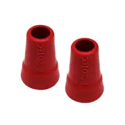 Rebotec 19mm Ferrules - Tips for Crutches - Red