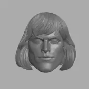 Prince Adam He-Man v1 Revelation Masters Universe custom head for action figures