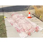 5.4ft Halloween Decorations Outdoor Props - Scary Hallowmas Back from The Grave Dead Victim Prop for Haunted House Party Decor(Assembly Needed)