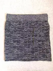 Atmosphere Primark Black Sparkly Skirt Elasticated Waist Size 10 - NEW!