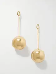 [Jacquemus] Jacquemus - Nodo Gold-plated Earrings - One size One size Gold