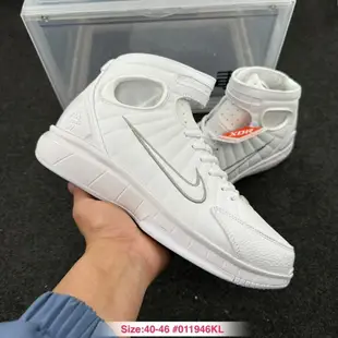 [公司級NK]  Huarache 2K4 科比ZK4 防滑耐磨籃球鞋 純白 YEX2