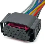 12Pin TE Car Lane Assist LCA Steering Sensor Reversing Radar Plug Wiring Harness Auto Waterproof Connector 1534151-1 1534152-1 (Color : 12Pin Female, Size : 1 Pc with 15cm Wire)