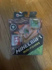 Mojang Minecraft Netherrack Series 3 Mooshroom, Zombie in Flames, Slime Blister