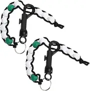 Gatuida Golf Stroke Counting Beads Golf Score Counter for Beginners Plastic Training Tool Portable Golf Putt Scorer Golf Key Chain Score Counter