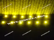 YELLOW 12" 5050 SMD LED 2 STRIPS SUZUKI ALL MODELS TOTAL OF 24 LED 5050SMD LEDS
