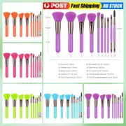 10PCS Professional Makeup Brush Set Eyeshadow Concealer Blusher Cosmetic Brushes
