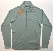 Men's PATAGONIA Capilene Midweight Zip-Neck Baselayer Top #44447 THERMAL BLUE