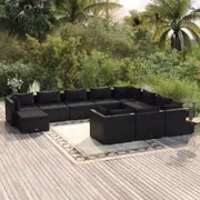 Garden Lounge Set Outdoor Sofa Furniture Setting Wooden Patio Seating vidaXL