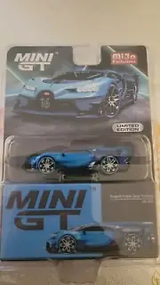 Mini GT 1:64 Mijo Exclusive Bugatti Vision Gran Turismo Blue Limited Edition