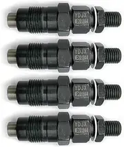 4PCS/ ME201844 9430610435 Fuel Injectors Nozzles 8 Ring Replace，Compatible for Mitsubishi Delica Spacegear，Compatible for Pajero 4M40 4M40T 2.8L