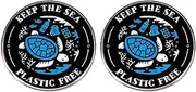 [ZENRUIMING] 2pcs Protect Sea Turtle Lapel Pins, Protect Marine Life Protect Ocean Alloy Button Pins, Backpack Clothing Hat Accessories, Metal, no gemstone