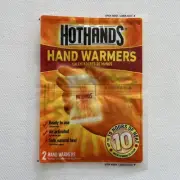 HOTHANDS HAND WARMERS INDIVIDUAL PACK OF 2 UP TO 10 HRS OF HEAT EXPIRATION 10/24