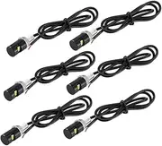 6PCS LED Eagle Eye Lamp for Car License Plate Reversing Light Black Shell Easy Plug and Play Installation Durable Vehicle Lighting