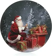 Chopping Blocks, Christmas Santa's Gift Printed Chopping Block,fruit Chopping Block,thickened Chopping Block,round Chopping Block